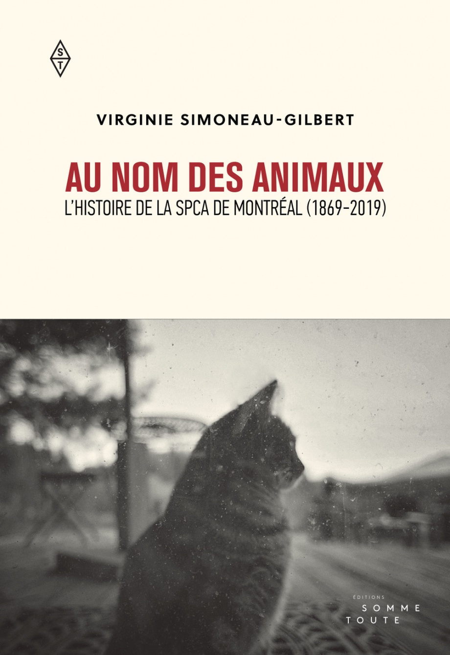 Cover of book with cat